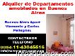 Alquiler de departamentos amoblados en Buenos Aires (1143045516)