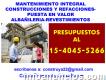 Albañilería-revestimientos Puesta En Valor Montserrat Presupuestos