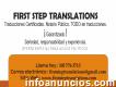 First Step Translations Corp. Es tu mejor decisión para tus traducciones.