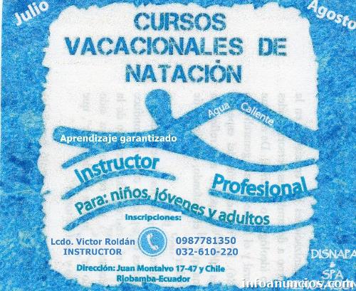 Cursos Vacacionales De Natacion Riobamba 2017 Telefono