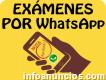 Ayuda online en exámenes por whatsapp todos los cursos