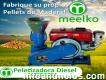 Máquina Meelko para pellets con madera 260 mm diesel 160-250 kg/h - Mkfd260a
