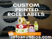 Printed roll labels