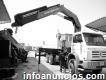 Transporte De Carga Y Alquiler De Retro Excavadora, Camión Volquete, Camiones Grúa