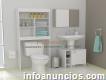 Muebles de melamina para baño (mueble optimizador de baño tuhome bath 20 )