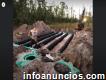 Drain field, excavaciones septic tank