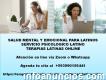 Psicología Y Terapias Online Para Latinos En Estados Unidos