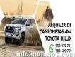 Alquiler de camionetas 4x4 en Arequipa